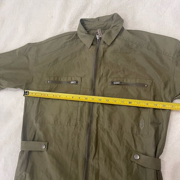 FP Movement Coverall Jumpsuit Mesmerize Me Utility Green sz XS NWOT - Picture 2 of 15
